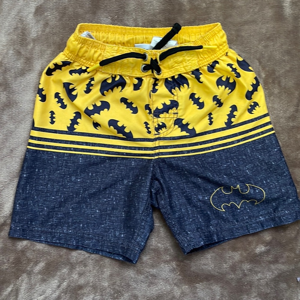 Boys Batman swim trunks shorts